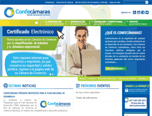 Tablet Screenshot of confecamaras.org.co